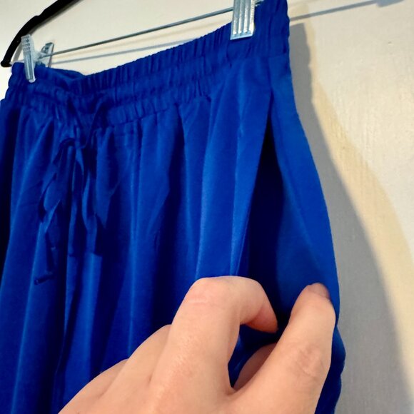 Yincro // Flowy High-Waisted Maxi Skirt with Pockets (M - Cobalt Blue) *NWOTs* - Picture 6 of 8